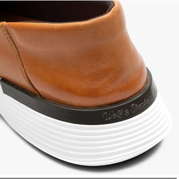 Wolf & Shepard Crossover Penny Loafer Honey Tan Leather Sz 11 Preppy main image 11